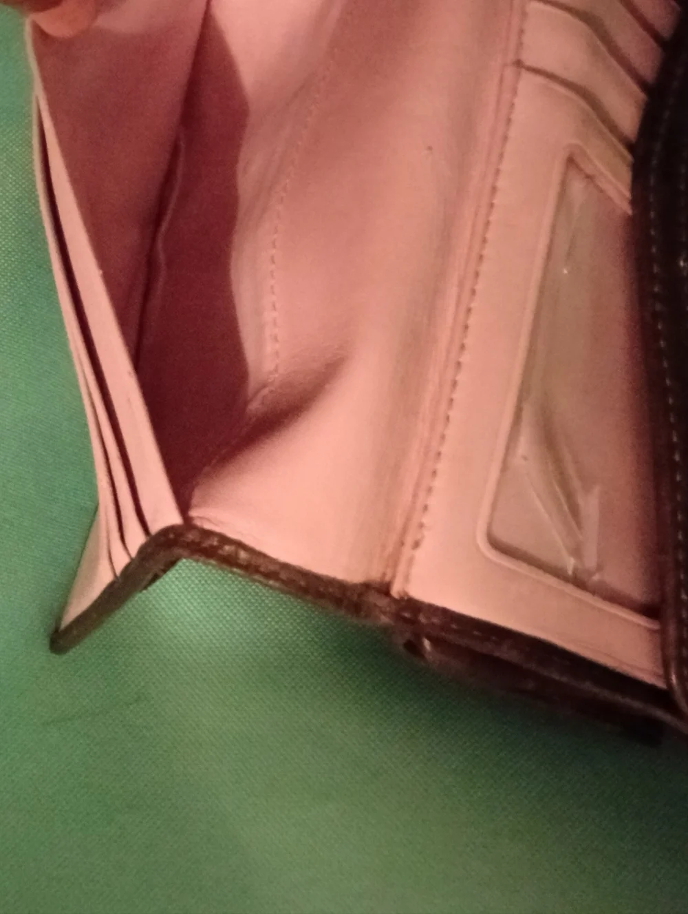 #9 Coach Madison Dotted C  Canvas Continental Wallet PROJECT - Picture 6 of 9
